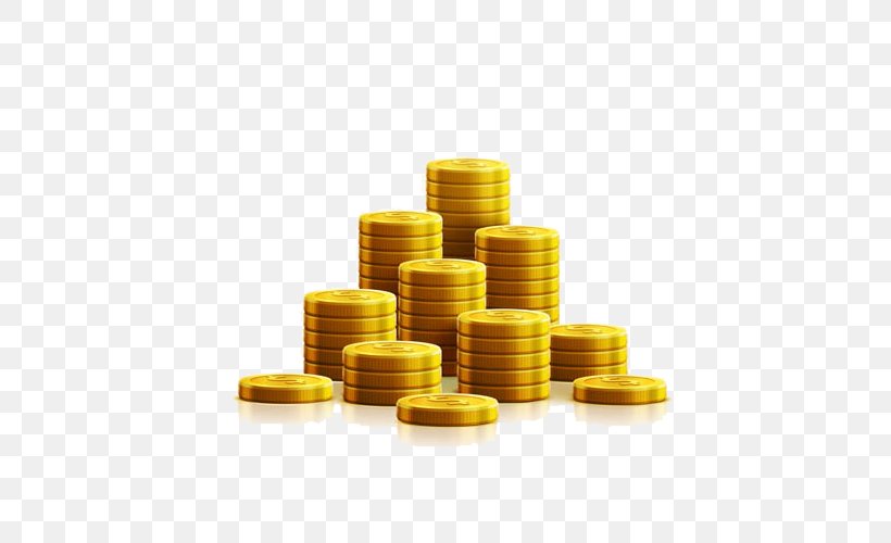 Gold Coin Clip Art, PNG, 500x500px, Coin, Cylinder, Finance, Gold, Gold Coin Download Free