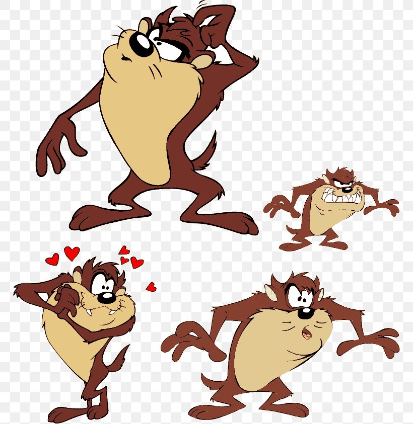Tasmanian Devil Daffy Duck Looney Tunes, PNG, 768x843px, Tasmanian Devil, Animal Figure, Animated Cartoon, Animation, Artwork Download Free