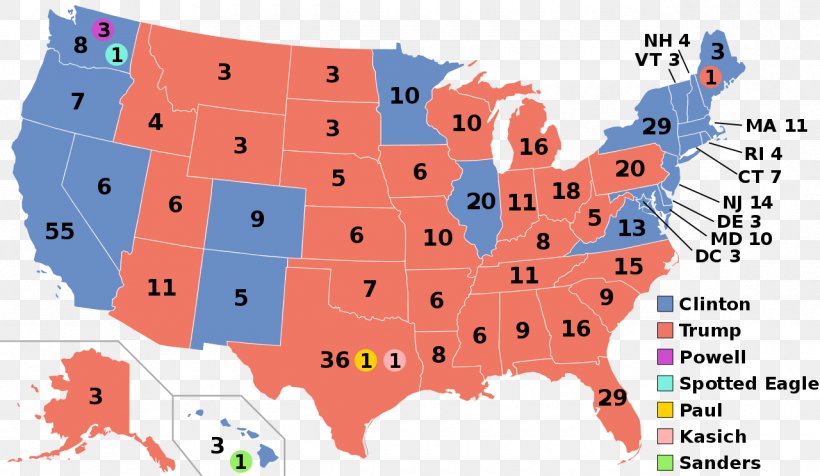 US Presidential Election 2016 United States Presidential Election, 1964 The Electoral College, PNG, 1280x744px, Us Presidential Election 2016, Area, Diagram, Donald Trump, Election Download Free