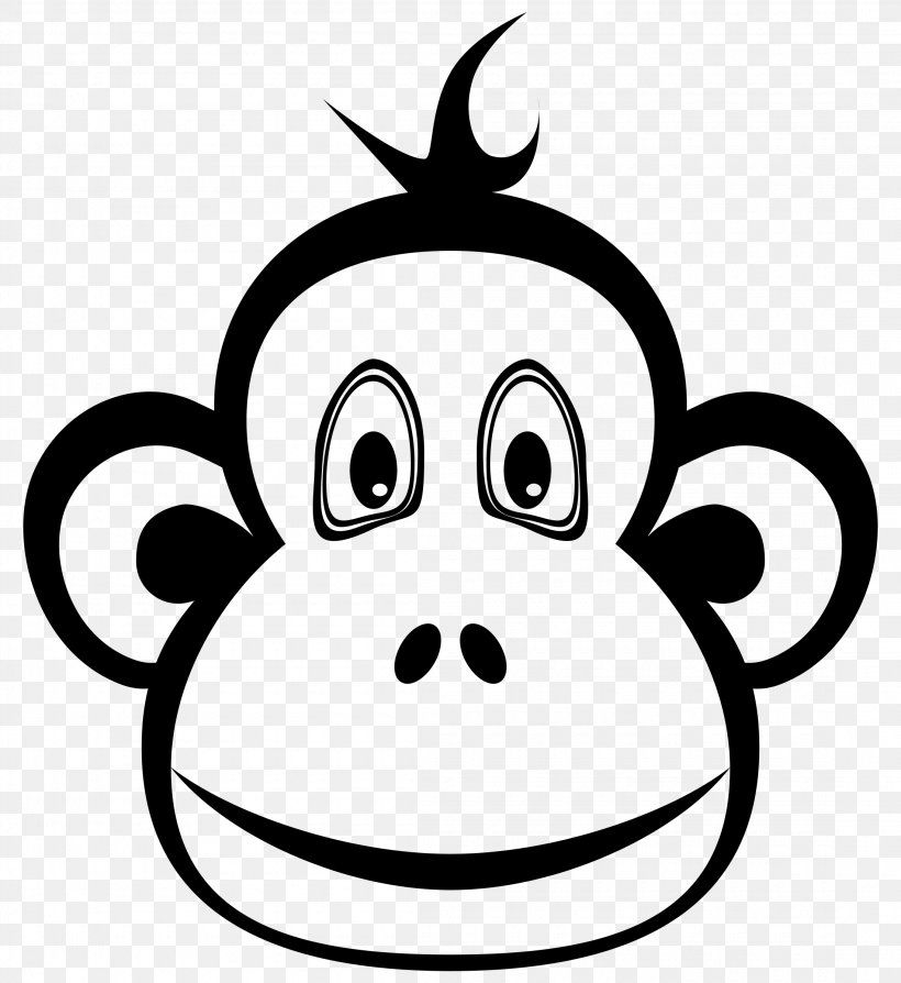 Ape Monkey Chimpanzee Clip Art, PNG, 2200x2400px, Ape, Artwork, Black And White, Blackandwhite Colobus, Chimpanzee Download Free