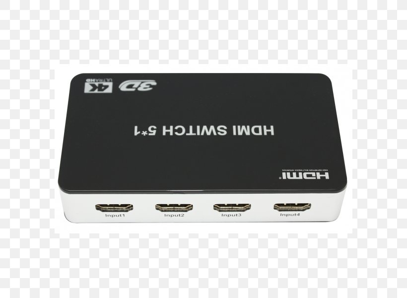 HDMI Ethernet Hub Multimedia, PNG, 600x600px, Hdmi, Cable, Electronic Device, Electronics Accessory, Ethernet Download Free