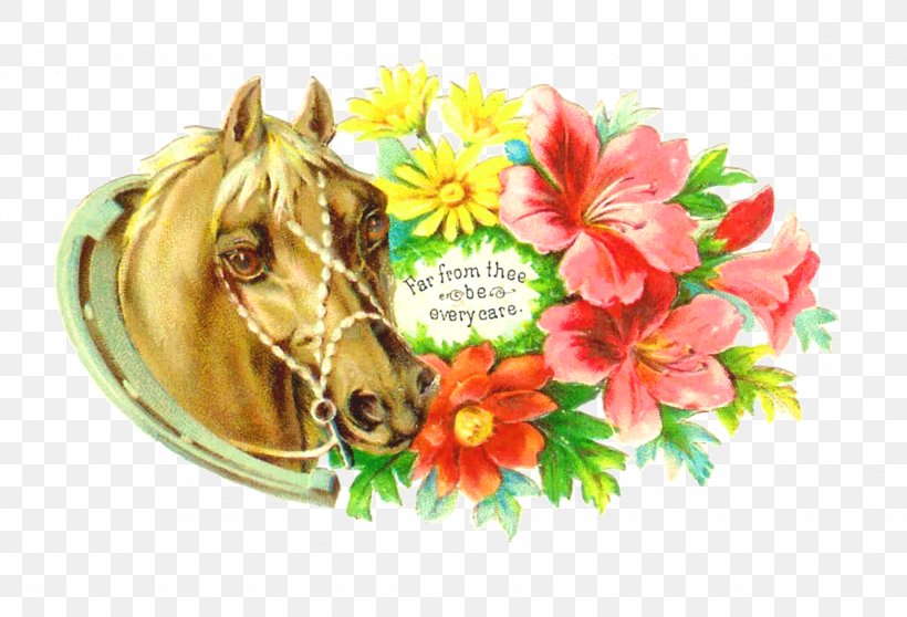 Horse Cut Flowers Flower Bouquet Clip Art, PNG, 1332x908px, Horse, Antique, Cut Flowers, Floral Design, Flower Download Free