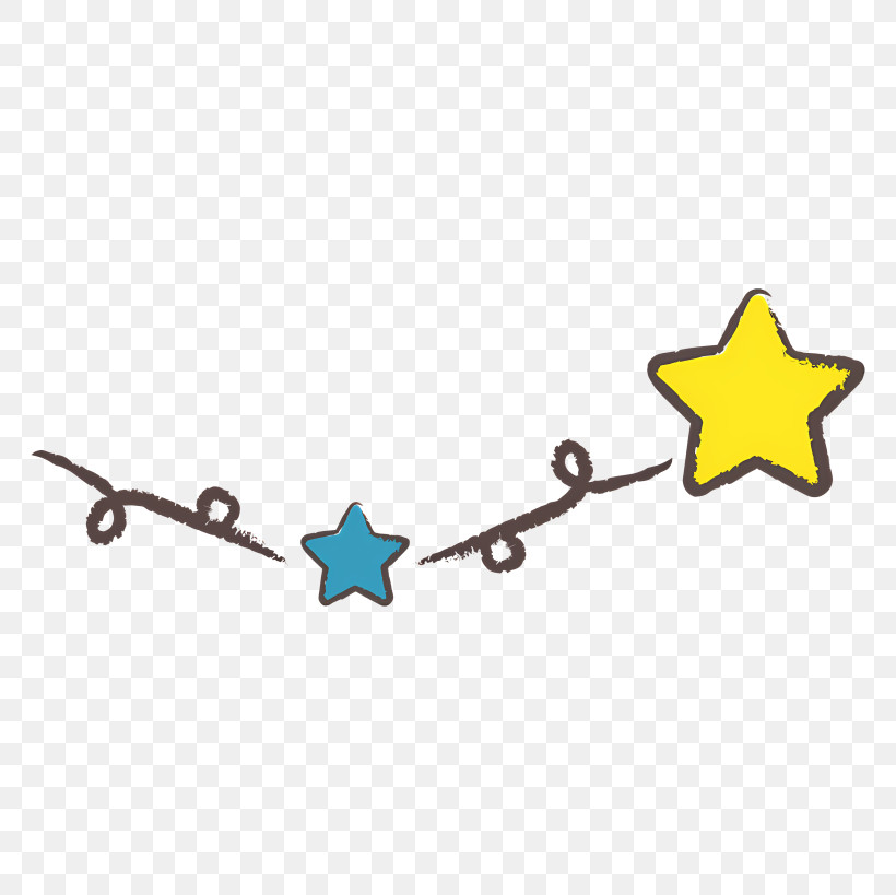Icon - Doodle Stars And Lines Design PNG