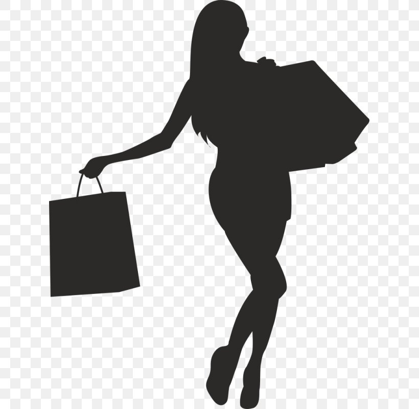 Silhouette Bag Shopping, PNG, 800x800px, Silhouette, Arm, Bag, Black, Black And White Download Free