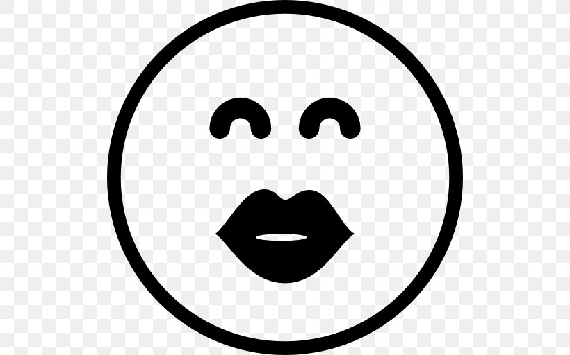 Smiley Emoticon Emotion Clip Art, PNG, 512x512px, Smiley, Area, Black, Black And White, Crying Download Free