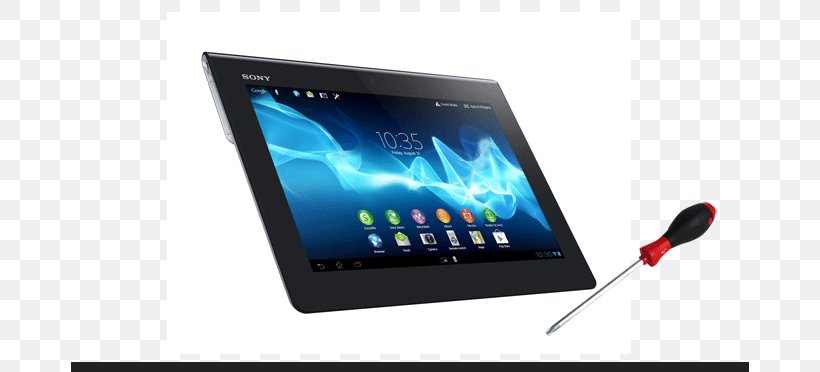 Sony Tablet S Xperia Tablet 3 G Display Device, PNG, 678x372px, 3 G, 16 Gb, Sony, Android, Display Device Download Free