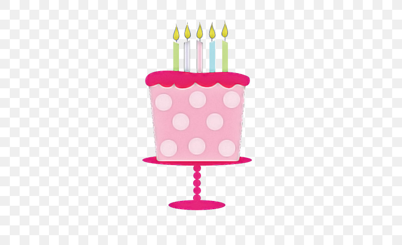 Birthday Candle, PNG, 500x500px, Pink, Birthday Cake, Birthday Candle, Cake, Candle Download Free