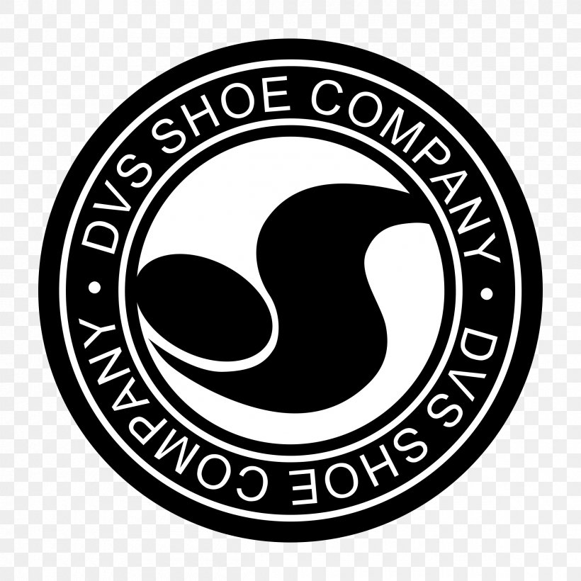 DVS Shoes Skateboard Sticker Logo Schwarz Weiß 13x5cm Gestanzt 