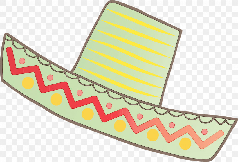 Line Angle Yellow Shoe Pattern, PNG, 3000x2044px, Mexico Elements, Angle, Area, Line, Meter Download Free