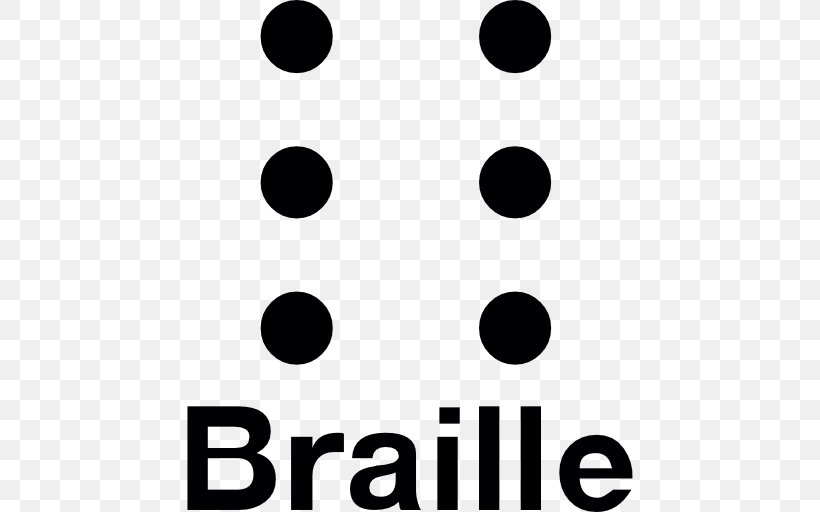 Braille Accessibility Sign Disability, PNG, 512x512px, Braille, Accessibility, Area, Barrierfree, Black Download Free