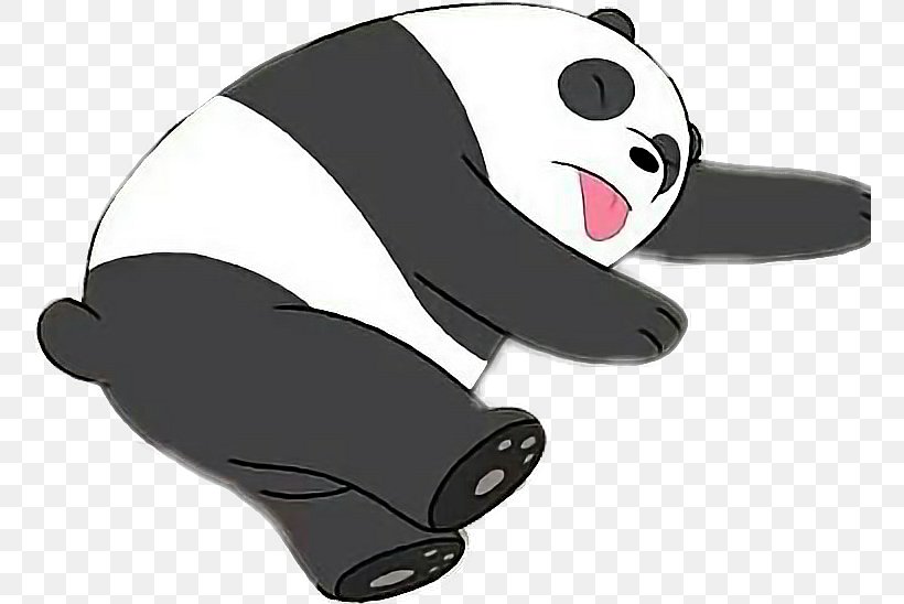 Giant Panda Panda's Sneeze; Occupy Bears Part 1 We Bare Bears, PNG, 760x548px, Giant Panda, Bear, Black, Cartoon Network, Comics Download Free