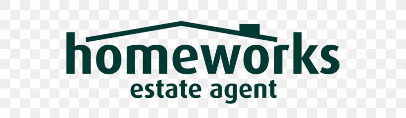 Real Estate Homeworks Estate Agents Logo House, PNG, 1000x293px, Real Estate, Apartment, Area, Brand, Estate Agent Download Free
