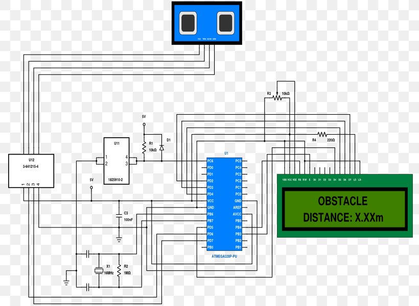 Ultrasound Schematic Sensor Diagram Ultrasonic Transducer, PNG, 800x600px, Ultrasound, Area, Circuit Diagram, Diagram, Electronic Engineering Download Free