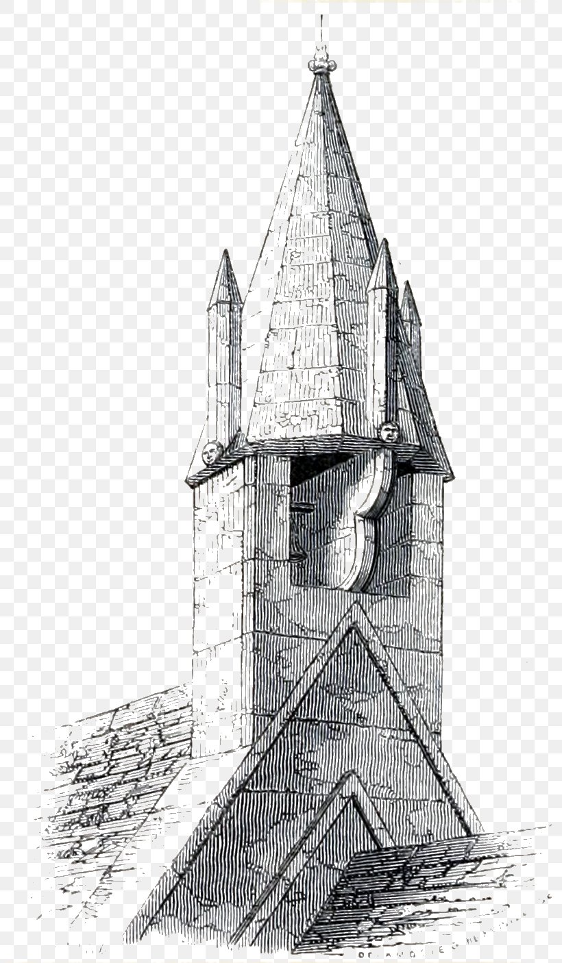 Drawing Steeple Chapel Facade Medieval Architecture, PNG, 800x1406px, Drawing, Architecture, Bell Tower, Black And White, Building Download Free