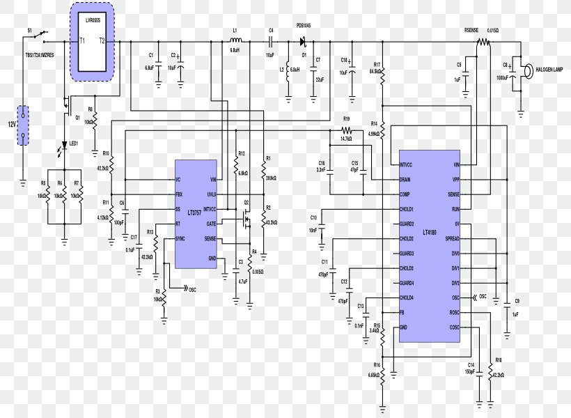 Electrical Network Single-ended Primary-inductor Converter DC-to-DC Converter Voltage Converter, PNG, 800x600px, Electrical Network, Area, Boost Converter, Circuit Diagram, Dctodc Converter Download Free