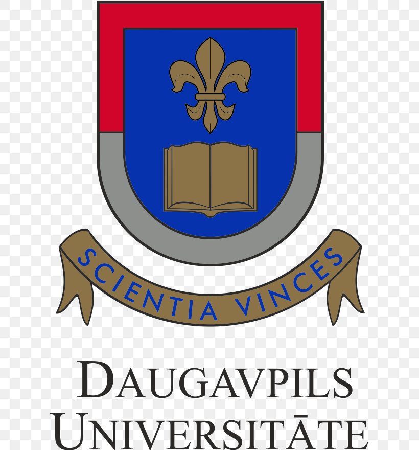 University Of Daugavpils Clip Art Brand Logo, PNG, 623x880px, University, Artwork, Brand, Crest, Daugavpils Download Free