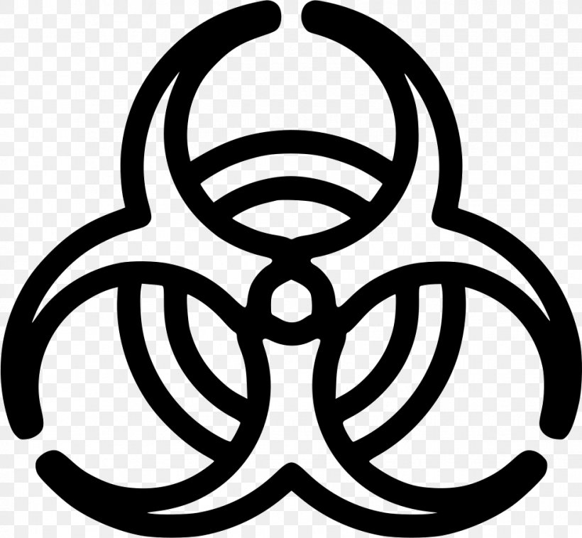 Biological Hazard Hazard Symbol Laboratory Biology, PNG, 981x908px, Biological Hazard, Biology, Black And White, Can Stock Photo, Dangerous Goods Download Free