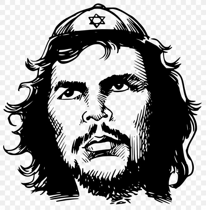 Che Guevara Jewish People Clip Art, PNG, 978x1000px, Che Guevara, Art, Beard, Biblical Hebrew, Black And White Download Free