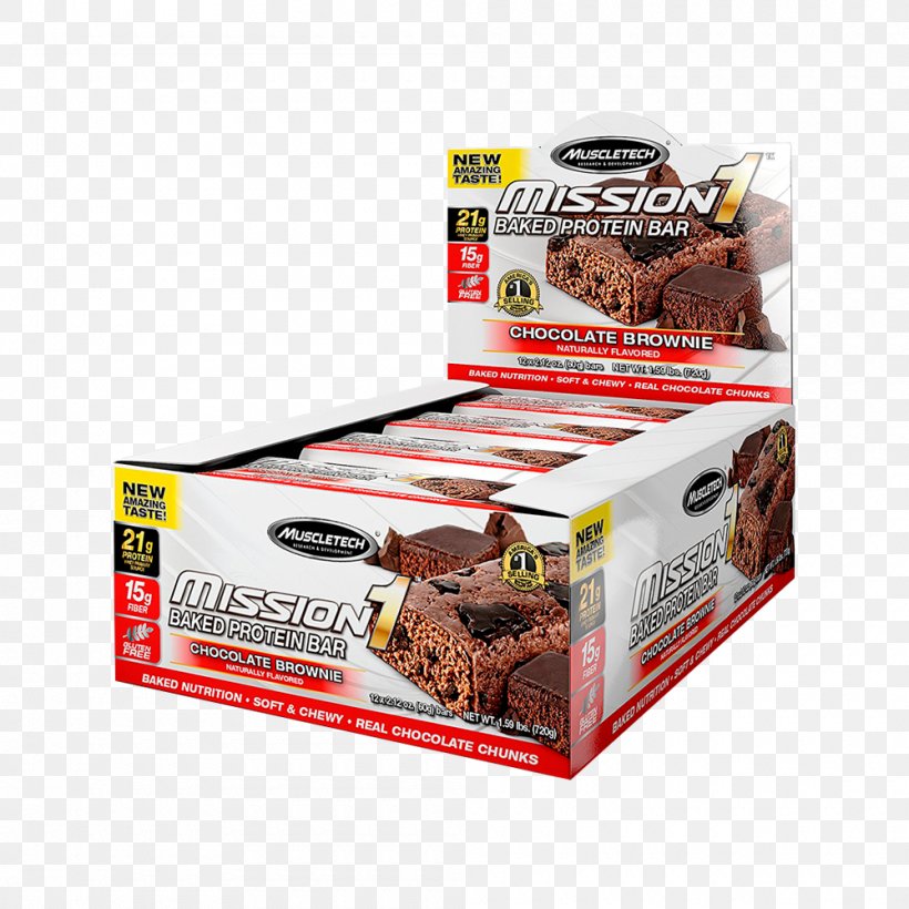 Chocolate Brownie Dietary Supplement MuscleTech Mission1 Bar Protein Bar, PNG, 1000x1000px, Chocolate Brownie, Chocolate, Chocolate Bar, Chocolate Chip, Chocolate Chip Cookie Download Free