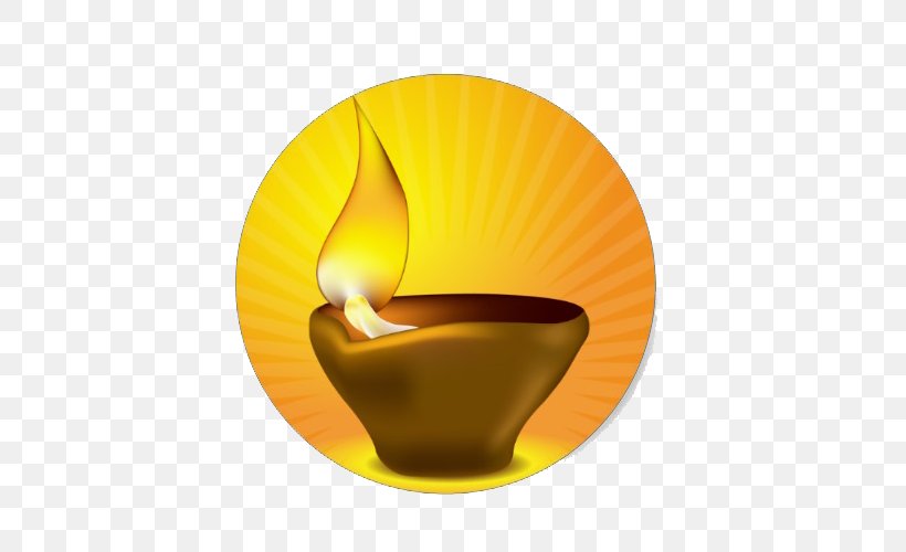 Diya Diwali Oil Lamp Sticker Light, PNG, 500x500px, Diya, Candle, Cup, Diwali, Ganesha Download Free