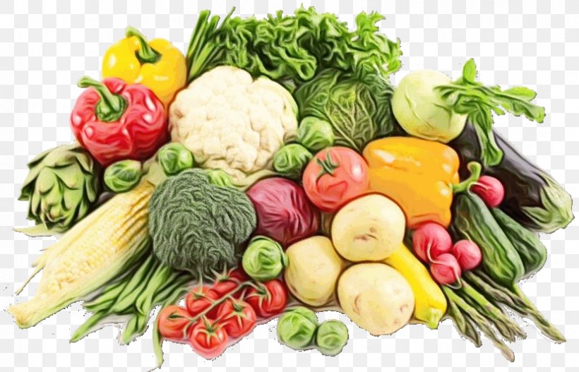 Natural Foods Vegetable Food Local Food Whole Food, PNG, 828x533px, Watercolor, Food, Food Group, Leaf Vegetable, Local Food Download Free