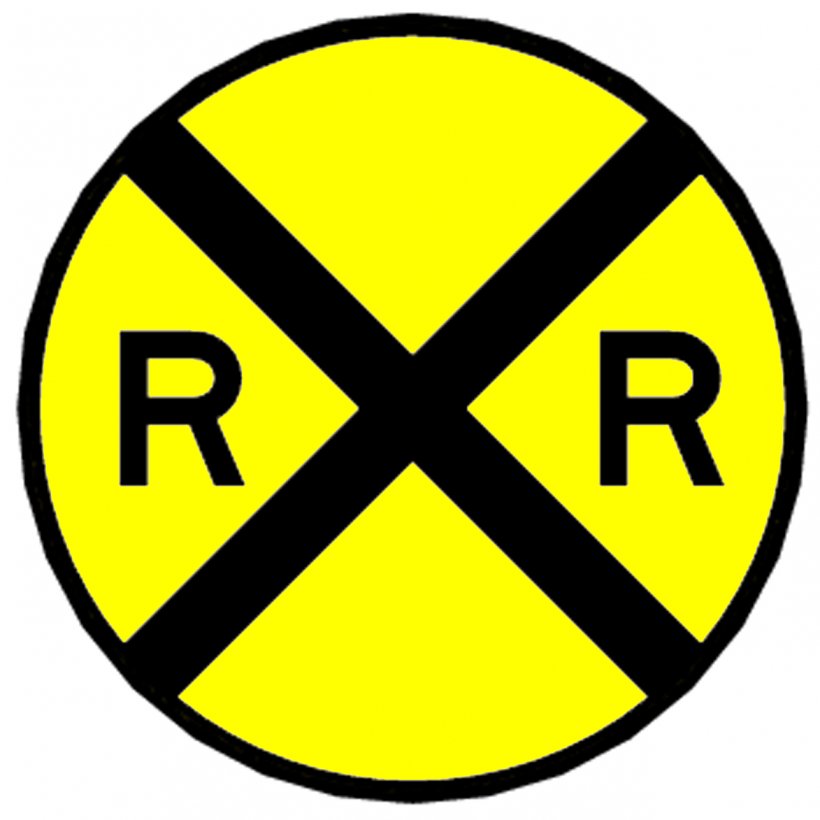 Rail Transport Train Level Crossing Sign Track, PNG, 1287x1287px, Rail Transport, Area, Brand, Crossbuck, Highway Download Free