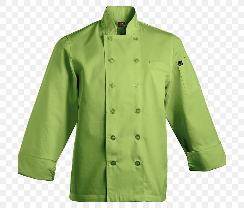 Sleeve T-shirt Chef's Uniform Jacket Clothing, PNG, 700x700px, Sleeve, Active Shirt, Button, Chef, Clothing Download Free