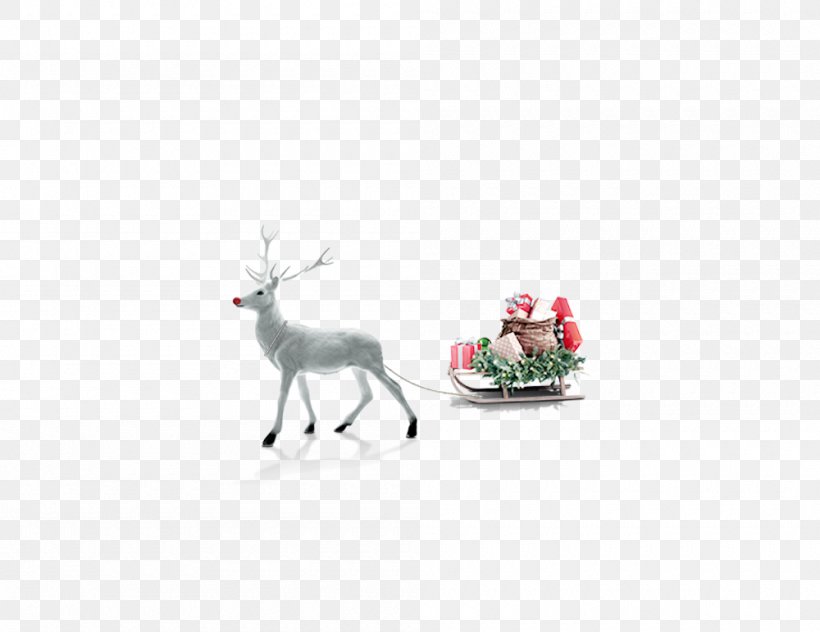 Deer Santa Claus Christmas Tree Gift, PNG, 1000x771px, Deer, Antler, Birthday, Christmas, Christmas Decoration Download Free