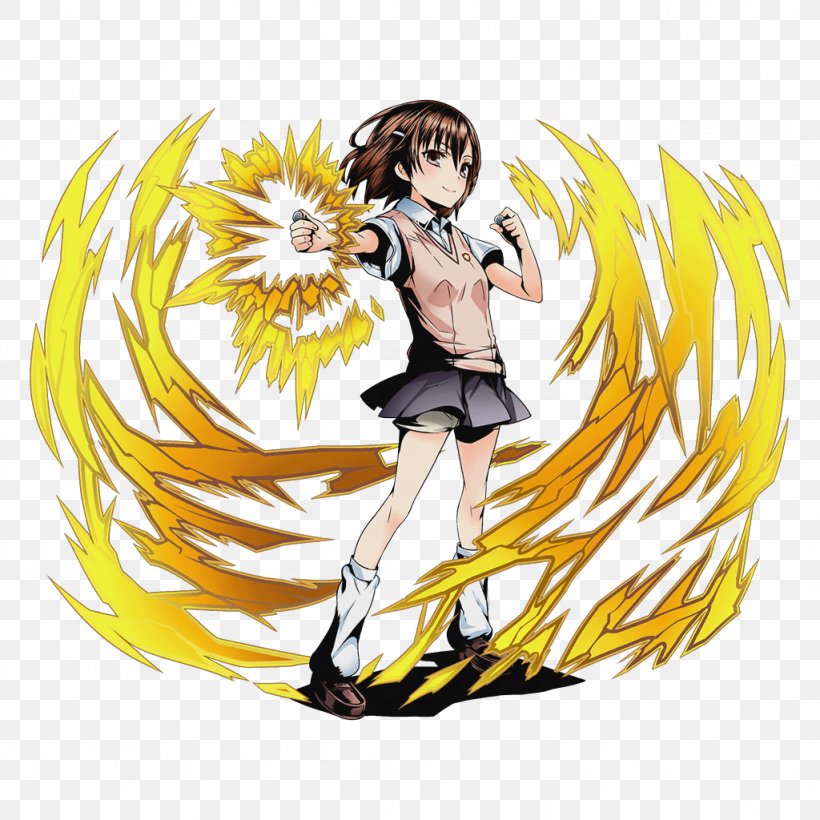 Divine Gate Mikoto Misaka A Certain Magical Index Wiki GungHo Online, PNG, 1024x1024px, Watercolor, Cartoon, Flower, Frame, Heart Download Free