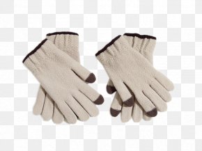 Plain Cotton Jacquard Gloves - Glove Hand Brown PNG