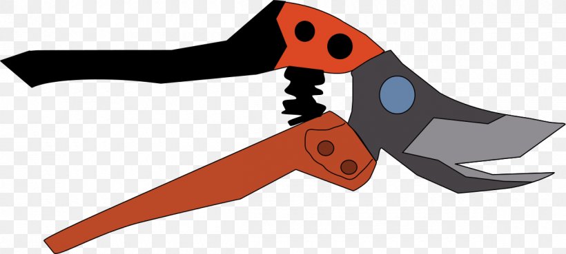 Pruning Shears Scissors Garden Clip Art, PNG, 1200x540px, Pruning Shears, Cisaille, Diagonal Pliers, Free Content, Garden Download Free