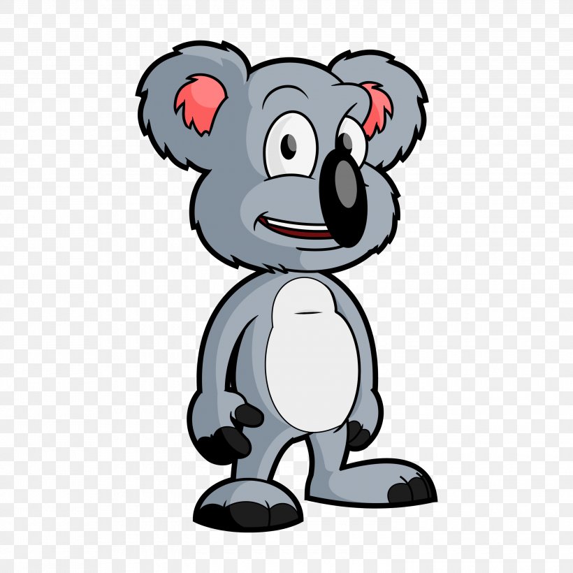 Baby Koala Bear Cartoon Clip Art, PNG, 3000x3000px, Koala, Animal Figure, Animation, Baby Koala, Bear Download Free
