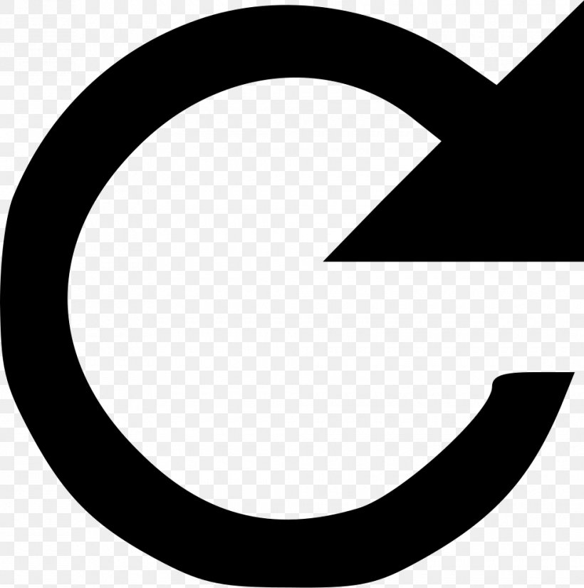 Crescent Circle White Number Clip Art, PNG, 980x986px, Crescent, Black, Black And White, Black M, Monochrome Download Free