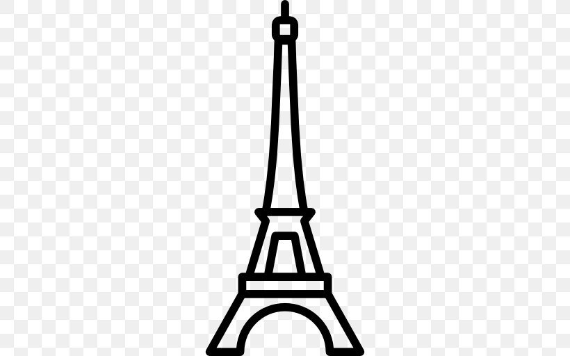 Eiffel Tower Monument, PNG, 512x512px, Eiffel Tower, Black And White, France, Landmark, Monument Download Free
