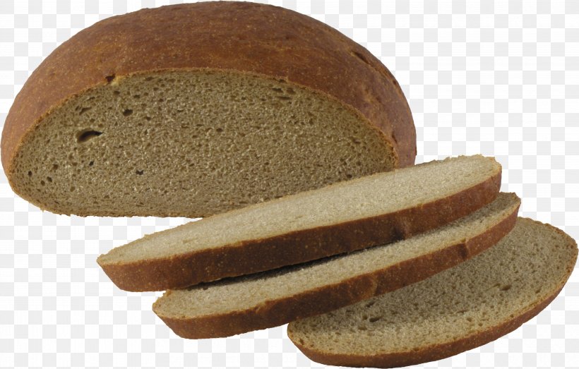 Rye Bread White Bread Whole Wheat Bread, PNG, 3857x2464px, White Bread, Baked Goods, Bran, Bread, Bread Clip Download Free