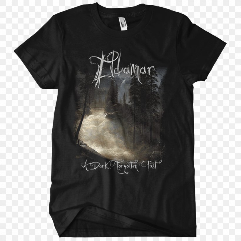 T-shirt A Dark Forgotten Past Eldamar Clothing, PNG, 1000x1000px, Tshirt, Black, Brand, Clothing, Crew Neck Download Free