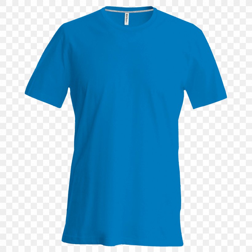 T-shirt Crew Neck Neckline Sleeve, PNG, 1200x1200px, Tshirt, Active Shirt, Aqua, Azure, Blue Download Free