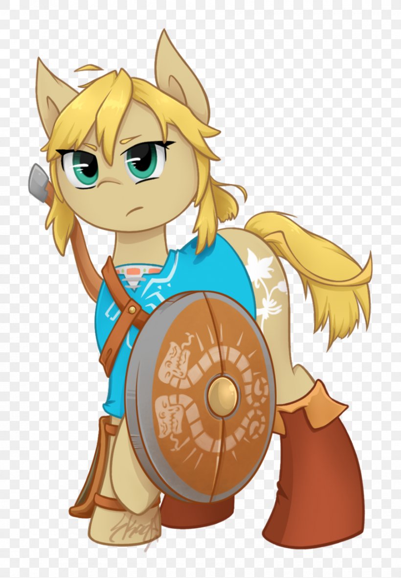 The Legend Of Zelda: Breath Of The Wild Link My Little Pony, PNG, 900x1297px, Watercolor, Cartoon, Flower, Frame, Heart Download Free