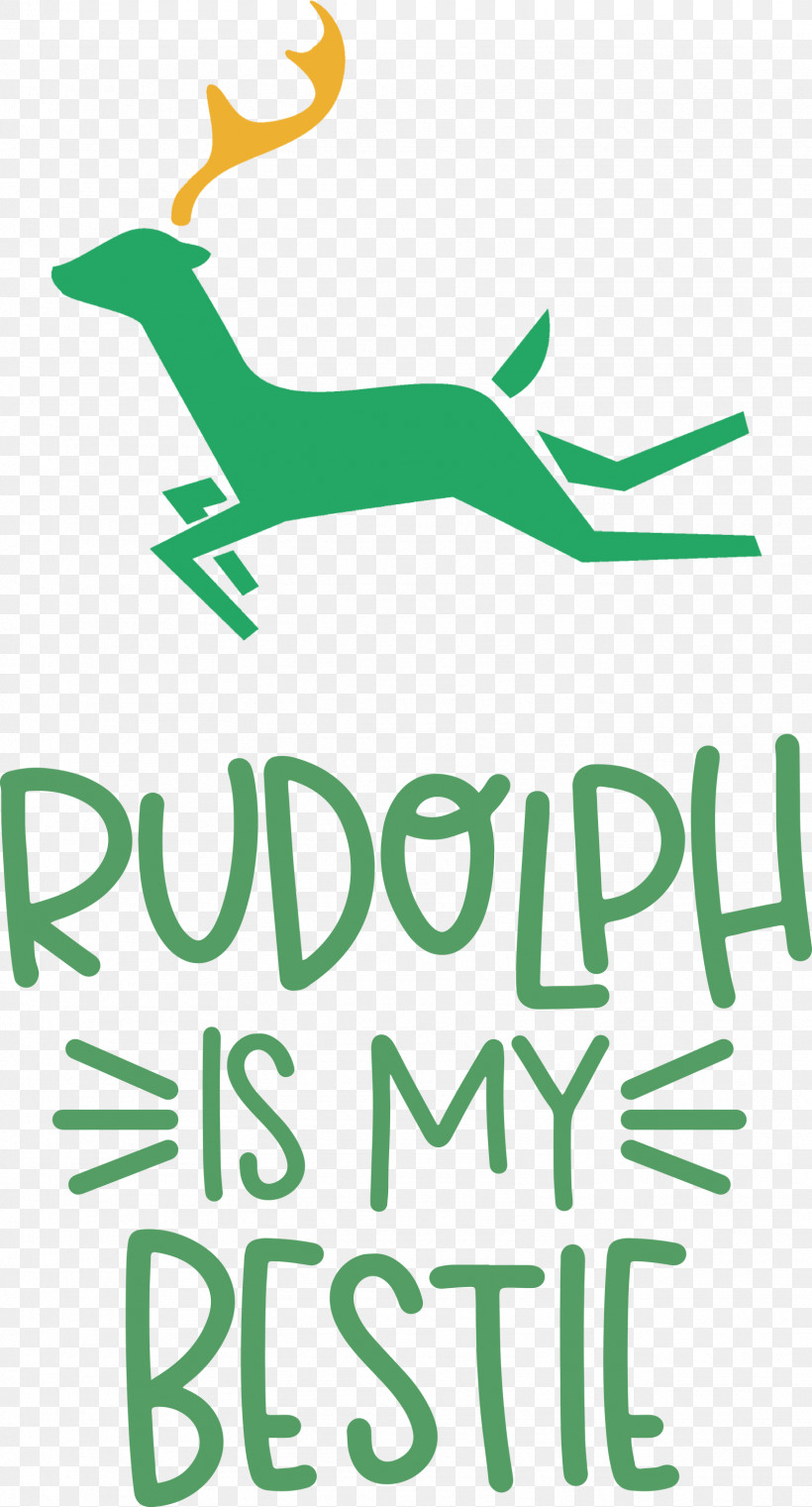 Rudolph Is My Bestie Rudolph Deer, PNG, 1617x3000px, Rudolph Is My Bestie, Christmas, Deer, Green, Happiness Download Free