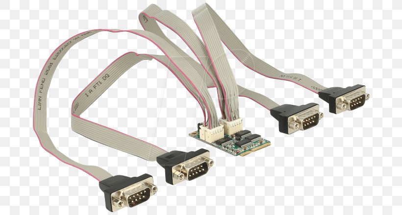 Serial Cable PCI Express Mini PCI RS-232 Serial Port, PNG, 700x439px, Serial Cable, Cable, Computer Port, Conventional Pci, Data Transfer Cable Download Free
