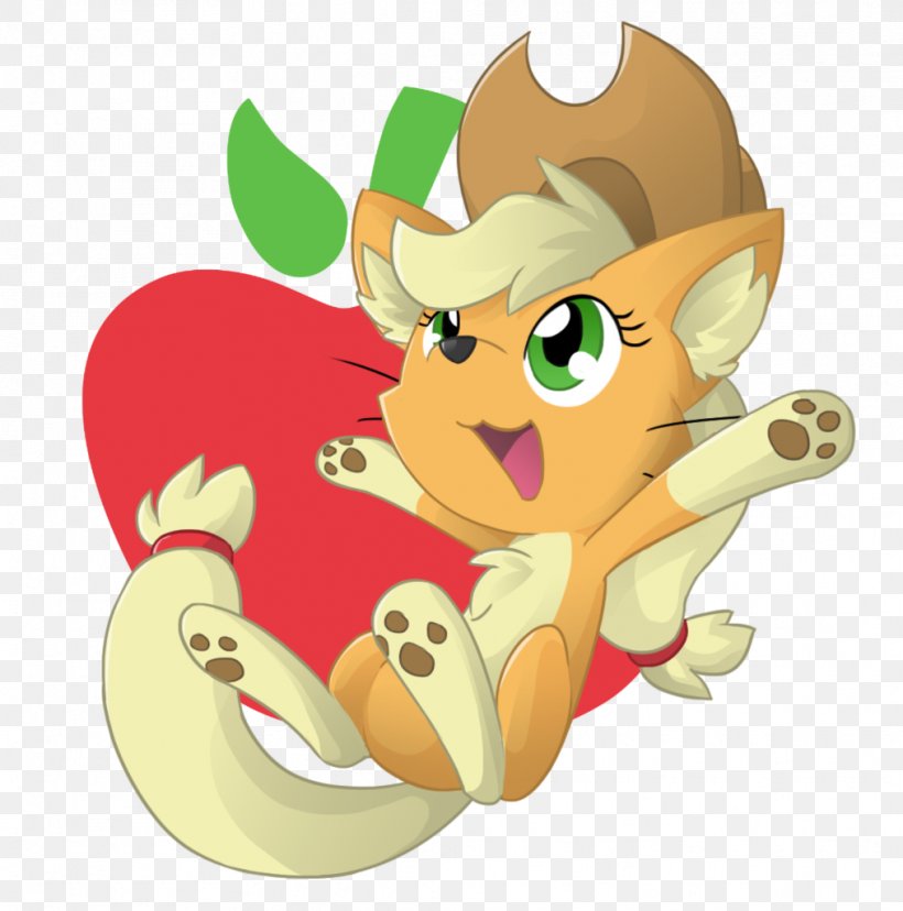 Whiskers Cat Pony Applejack Twilight Sparkle, PNG, 1014x1024px, Watercolor, Cartoon, Flower, Frame, Heart Download Free