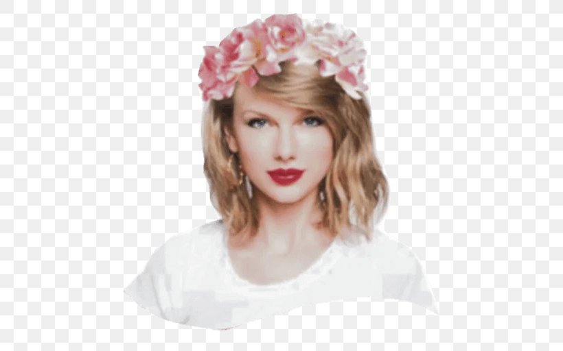 Taylor Swift 0 Fearless Music Singer, PNG, 510x512px, Taylor Swift, Brown Hair, Crown, Fearless, Flower Download Free