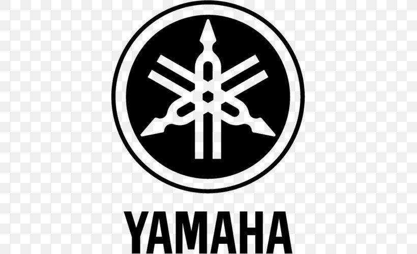 Yamaha Motor Company Yamaha Corporation Logo Motorcycle Decal, PNG, 500x500px, Yamaha Motor Company, Black And White, Brand, Decal, Digital Piano Download Free