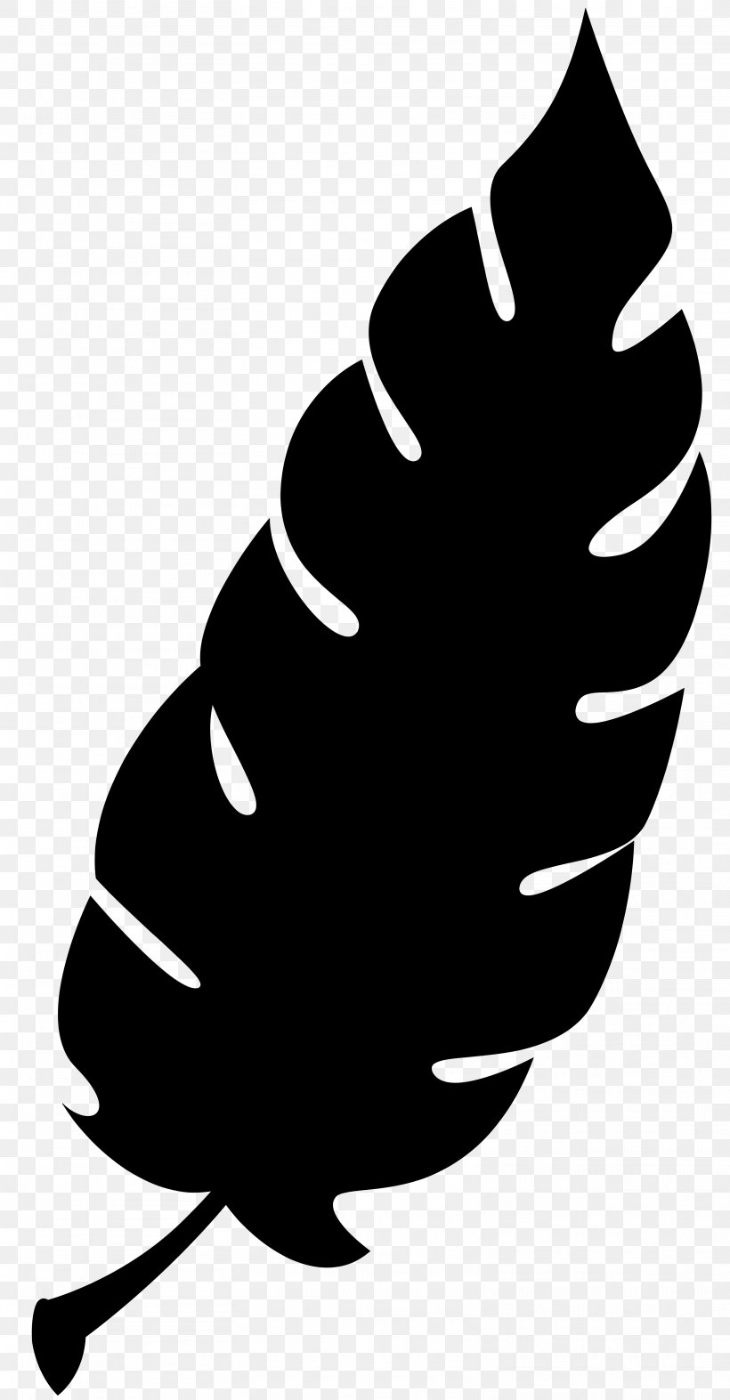 Thumb Leaf Clip Art Silhouette, PNG, 3127x6000px, Thumb, Blackandwhite, Claw, Fashion Accessory, Finger Download Free