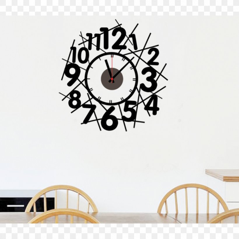 Wall Decal Art Deco Clock Vinyl Group, PNG, 1000x1000px, Wall Decal, Art Deco, Bedroom, Brand, Clock Download Free