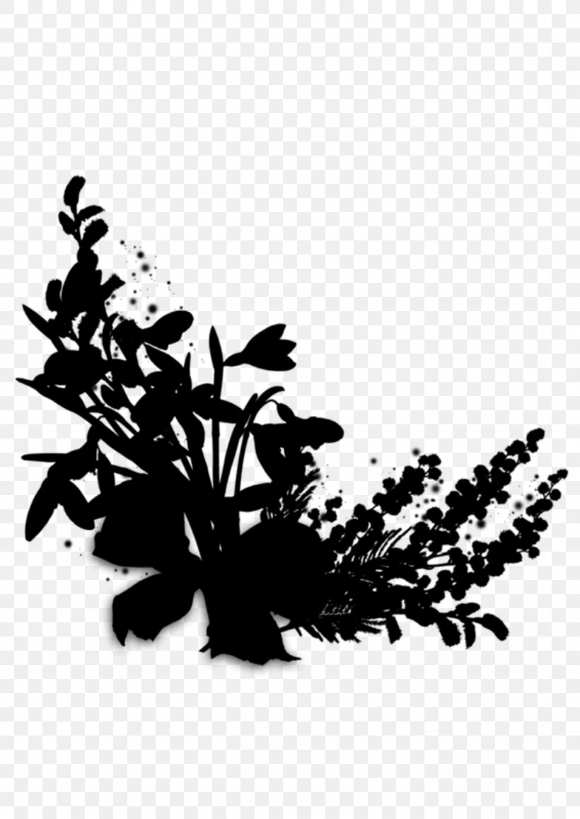 Desktop Wallpaper Computer Silhouette Font Leaf, PNG, 1024x1447px, Computer, Blackandwhite, Botany, Branch, Flower Download Free