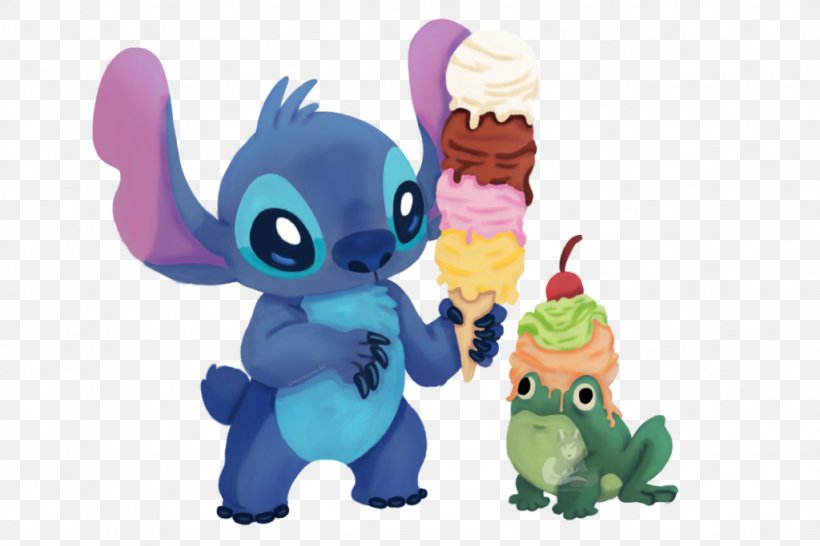 Ice Cream Cones Stitch Drawing, PNG, 1024x683px, Ice Cream, Cartoon, Cream, Drawing, Fictional Character Download Free