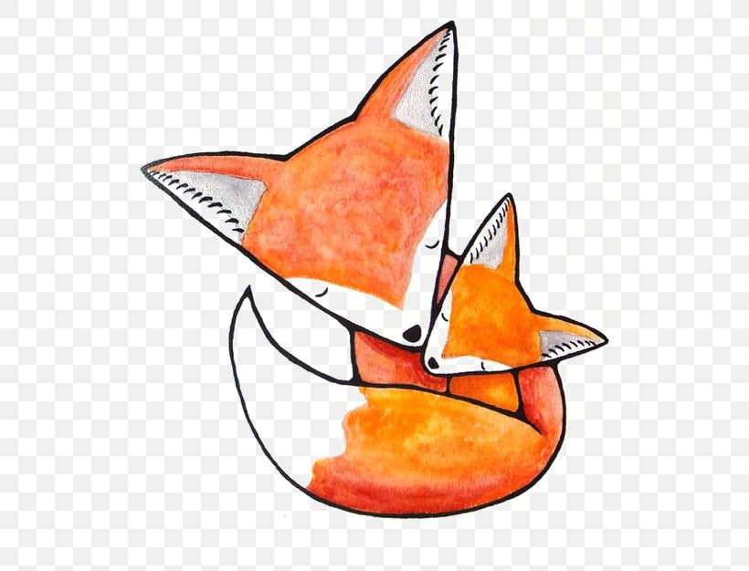baby fox clip art
