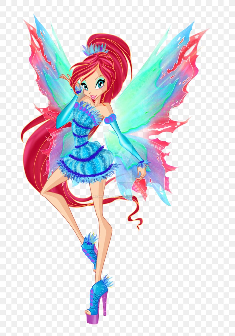 Bloom Mythix DeviantArt Fairy Character, PNG, 682x1172px, Watercolor, Cartoon, Flower, Frame, Heart Download Free