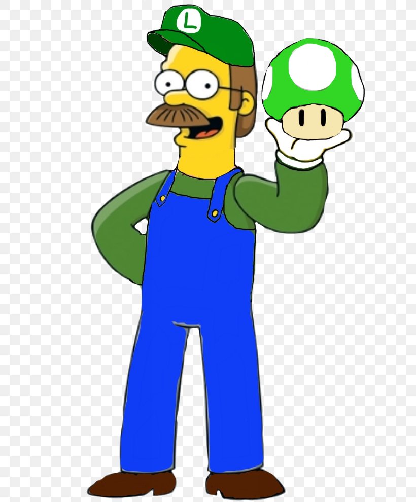 Ned Flanders The Simpsons: Tapped Out Homer Simpson Maude Flanders Luigi, PNG, 782x990px, Ned Flanders, Cartoon, Character, Deviantart, Fictional Character Download Free